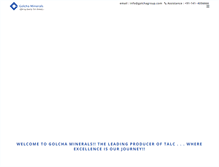 Tablet Screenshot of golchaminerals.com